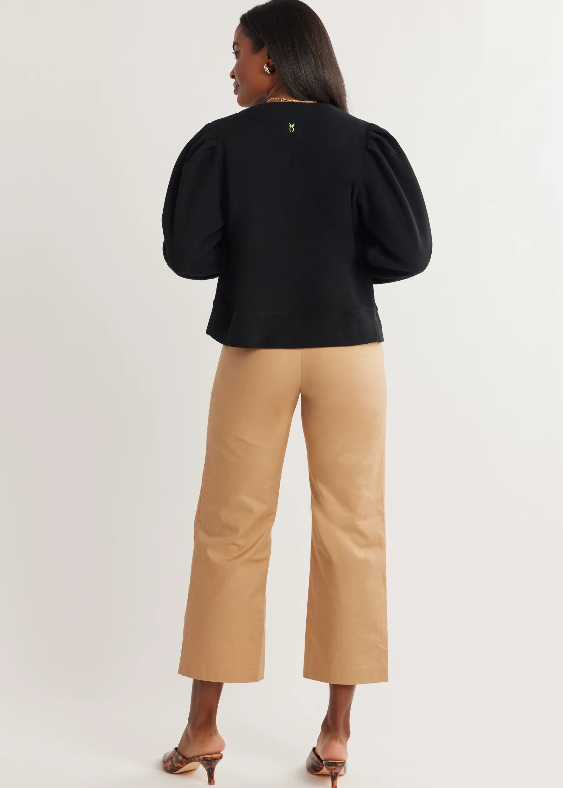 Kelly Puff Sleeve Cardigan-Dudley Stephens Clearance
