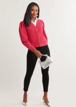 Kelly Puff Sleeve Cardigan-Dudley Stephens Best