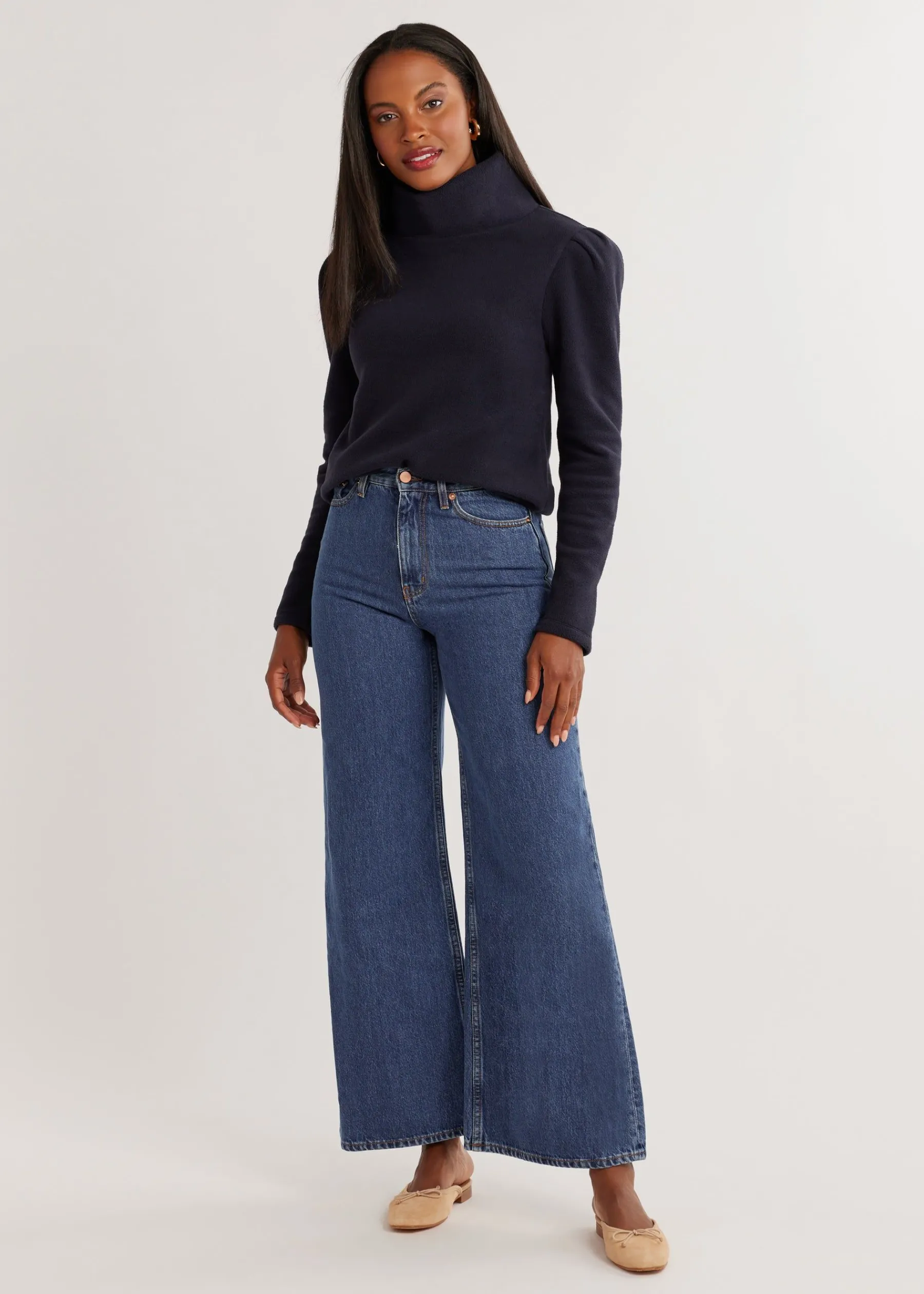 Palmer Puff Sleeve Turtleneck-Dudley Stephens New