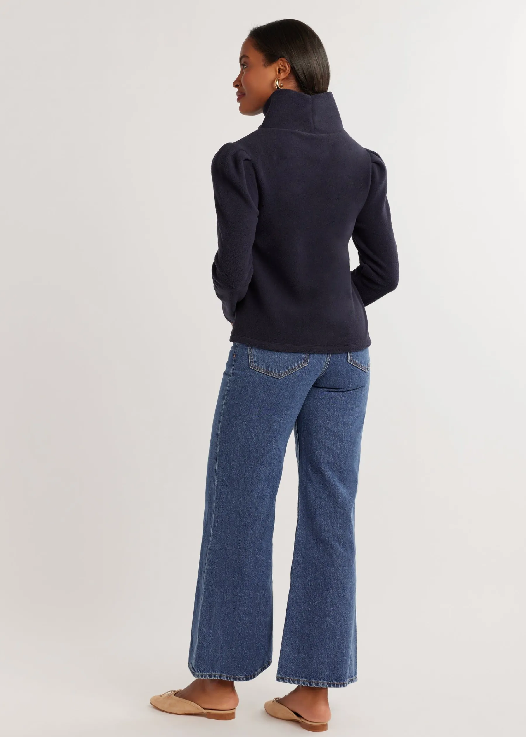 Palmer Puff Sleeve Turtleneck-Dudley Stephens New