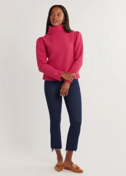 Palmer Puff Sleeve Turtleneck-Dudley Stephens Hot