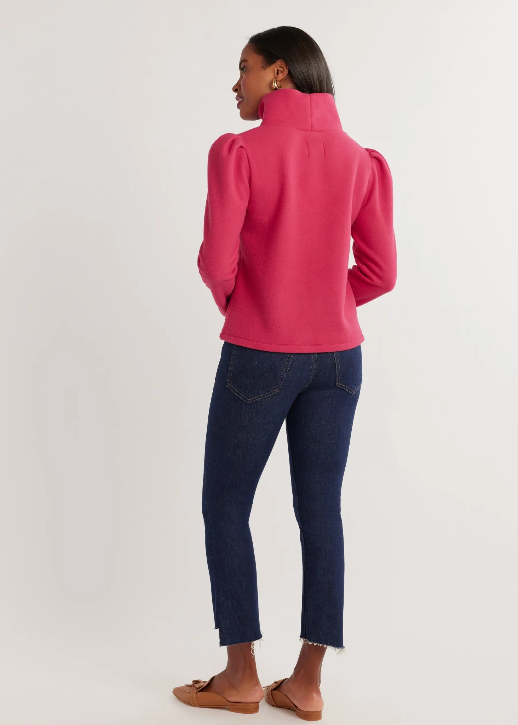 Palmer Puff Sleeve Turtleneck-Dudley Stephens Hot