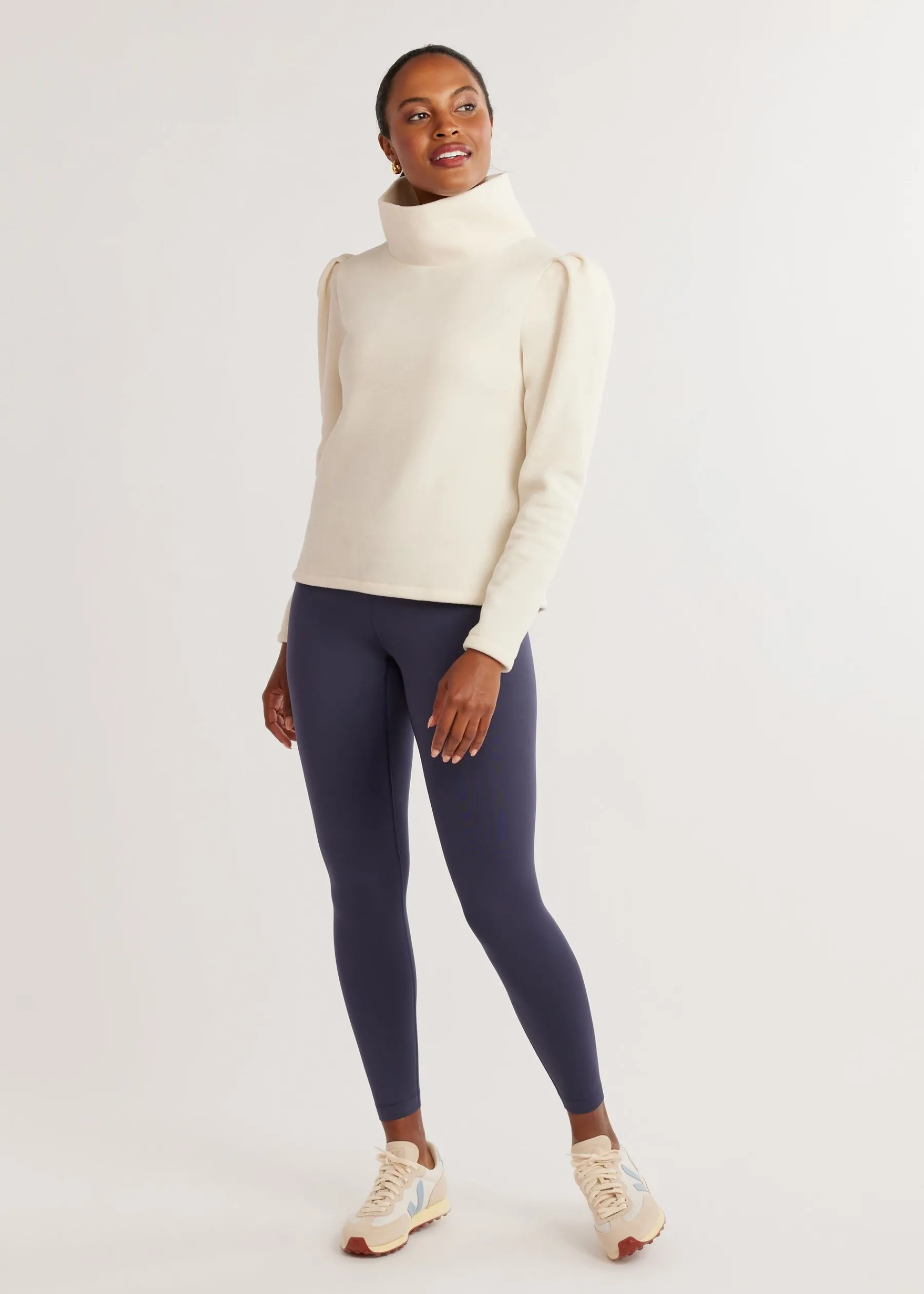 Palmer Puff Sleeve Turtleneck-Dudley Stephens Shop