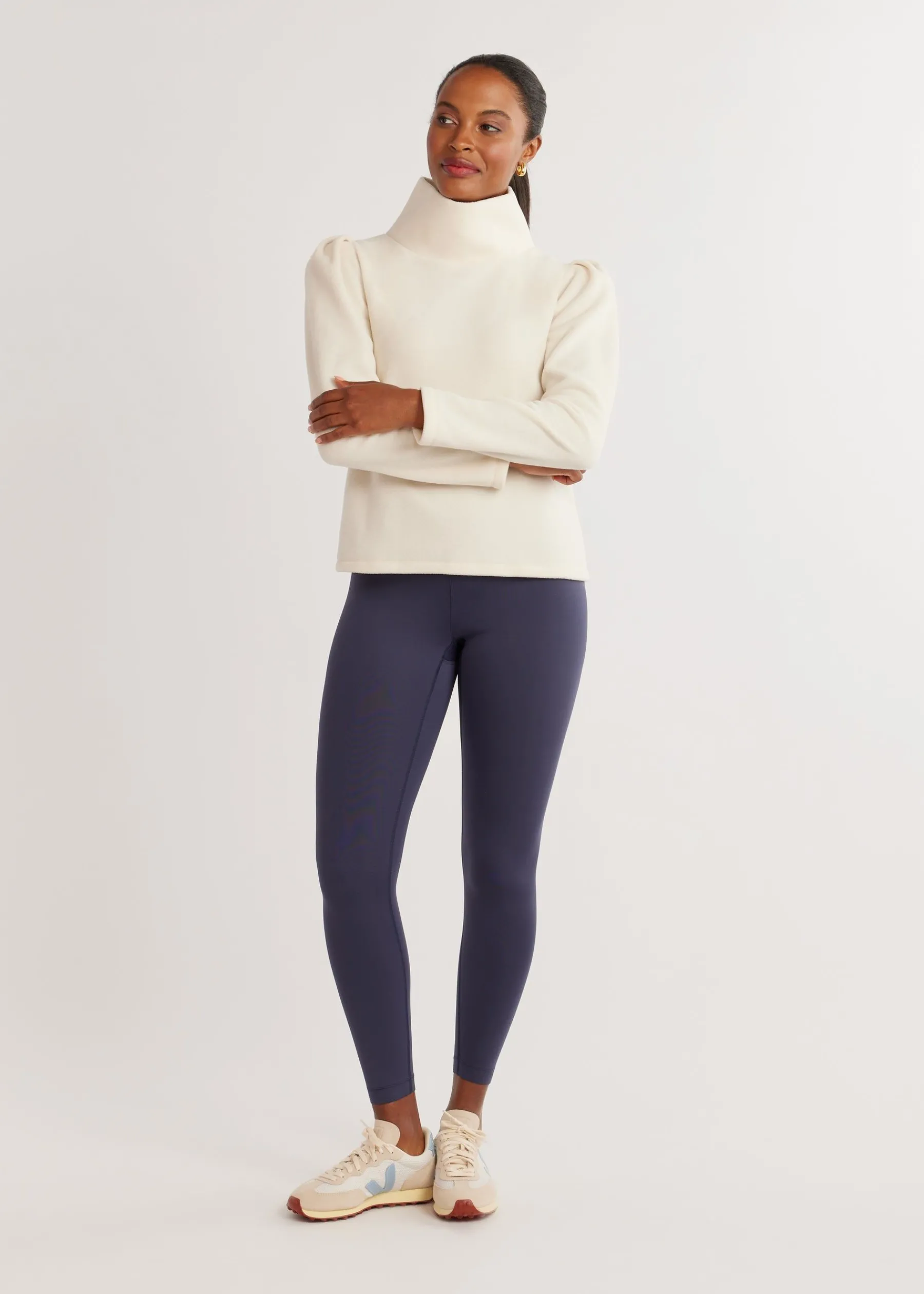 Palmer Puff Sleeve Turtleneck-Dudley Stephens Shop