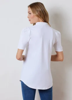 Parker Puff Sleeve Tunic-Dudley Stephens Cheap